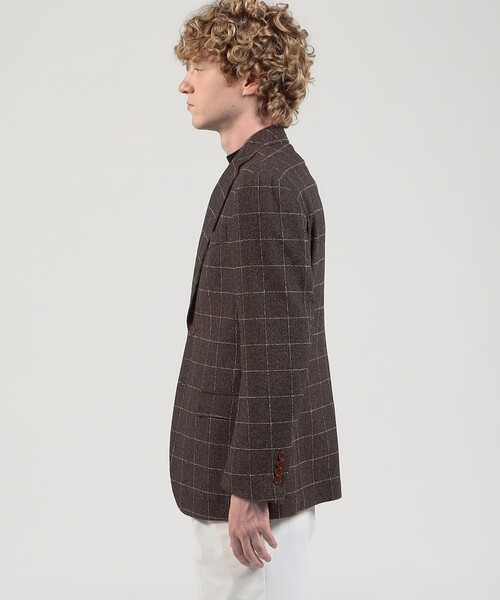 TOMORROWLAND （トゥモローランド）の「ウールシルクナイロン シングルブレステッド 2Bジャケット BOTTO GIUSEPPE（テーラードジャケット・メンズ・グリーン系その他/ブラック系その他/ブラウン系その他・48/44/46/50/52）」の17枚目の写真