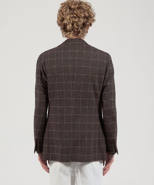 TOMORROWLAND （トゥモローランド）の「ウールシルクナイロン シングルブレステッド 2Bジャケット BOTTO GIUSEPPE（テーラードジャケット・メンズ・グリーン系その他/ブラック系その他/ブラウン系その他・48/44/46/50/52）」の16枚目の写真