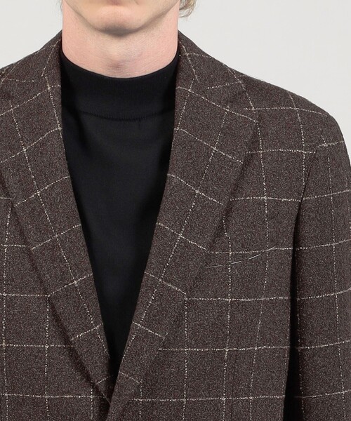 TOMORROWLAND （トゥモローランド）の「ウールシルクナイロン シングルブレステッド 2Bジャケット BOTTO GIUSEPPE（テーラードジャケット・メンズ・グリーン系その他/ブラック系その他/ブラウン系その他・48/44/46/50/52）」の13枚目の写真