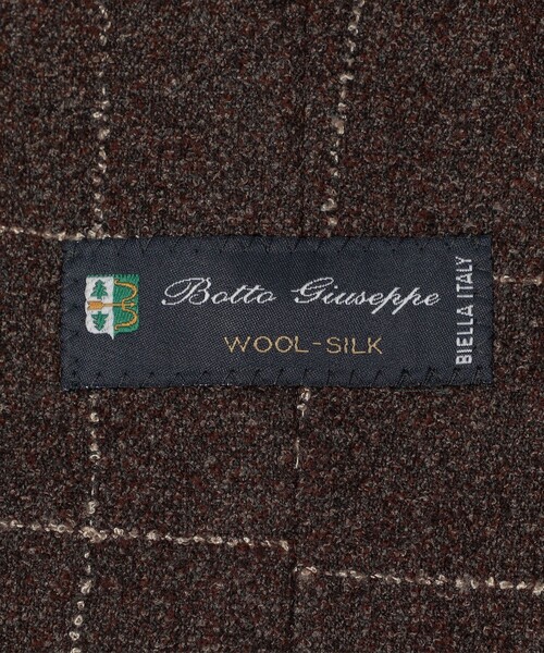 TOMORROWLAND （トゥモローランド）の「ウールシルクナイロン シングルブレステッド 2Bジャケット BOTTO GIUSEPPE（テーラードジャケット・メンズ・グリーン系その他/ブラック系その他/ブラウン系その他・48/44/46/50/52）」の6枚目の写真