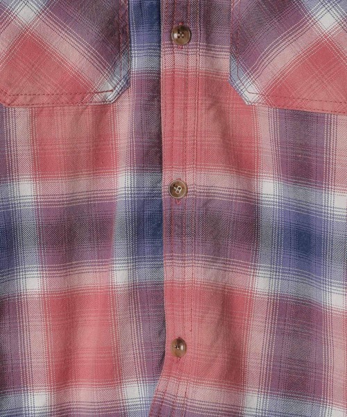 BAYFLOW（ベイフロー）の「[軽くて柔らか♪]ヴィンテージボアシャツ(KIDS)（シャツ/ブラウス・キッズ・ブルー/レッド・110cm/120cm/130cm/140cm/150cm）」の11枚目の写真