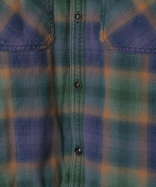 BAYFLOW（ベイフロー）の「[軽くて柔らか♪]ヴィンテージボアシャツ(KIDS)（シャツ/ブラウス・キッズ・ブルー/レッド・110cm/120cm/130cm/140cm/150cm）」の12枚目の写真