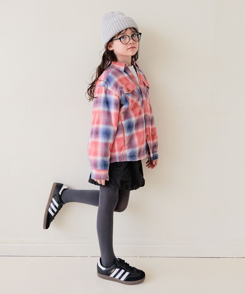 BAYFLOW（ベイフロー）の「[軽くて柔らか♪]ヴィンテージボアシャツ(KIDS)（シャツ/ブラウス・キッズ・ブルー/レッド・110cm/120cm/130cm/140cm/150cm）」の13枚目の写真