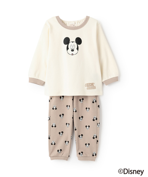 petit main（プティマイン）の「【Disney】スムース長袖パジャマ（ルームウェア/パジャマ・キッズ・アイボリー/ブルー・100cm/130cm/120cm/80ｃｍ/90cm/110cm）」の5枚目の写真