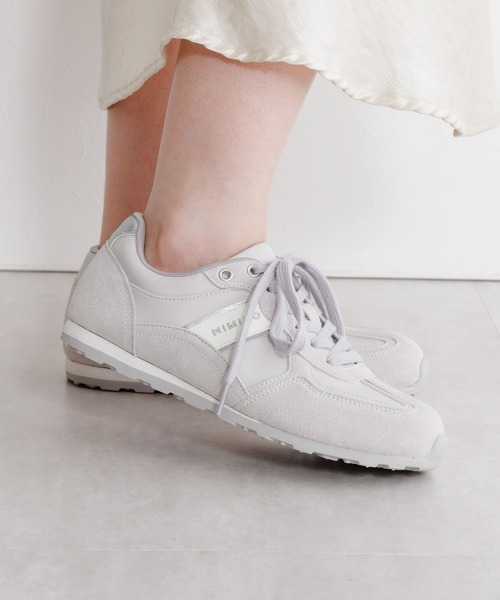 HIMIKO（ヒミコ）の「【HIMIKO】フラットスエードコンビスニーカー/657302（スニーカー・レディース・ブラック/ブラウン/グレー/ブルー・22.5cm/22.0cm/25.5cm/25.0cm/24.5cm/24.0cm/23.5cm/23.0cm/26.0cm）」の3枚目の写真