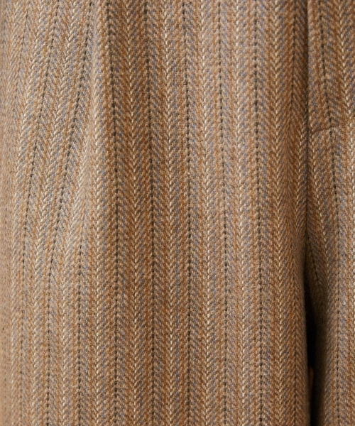 Jocomomola(ホコモモラ)の「Huellas de aves へリンボーンワイドストレートパンツ(その他パンツ・レディース・ブルー/ベージュ・40/42)」の3枚目の写真