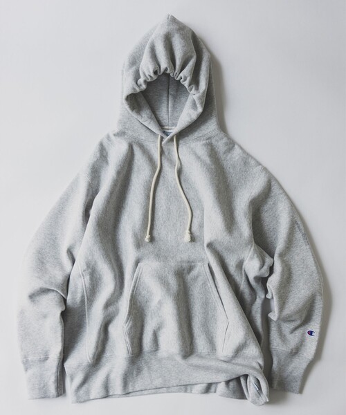 MIN-NANO（ミンナノ）の「【別注】Champion × MIN-NANO / スウェット フーディー（スウェット・メンズ・ワイン/グレー/ブラック系その他4・XX-LARGE/X-LARGE/MEDIUM/LARGE/SMALL）」の22枚目の写真