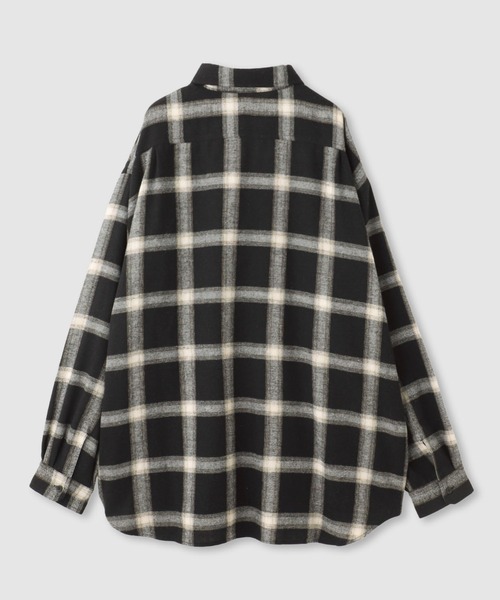 NAVY（ネイビー）の「nAvy ハーフZIPオンブレチェックネルシャツ（シャツ/ブラウス・メンズ・ブラウン/ブラック/ネイビー・XL/L/M/S）」の20枚目の写真
