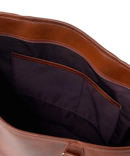 MEN'S BIGI(メンズビギ)の「【SEEKER/シーカー】別注 ムラレザー2wayトート&ショルダーバッグ(トートバッグ・メンズ・グレー/キャメル/ブラック・FREE)」の16枚目の写真