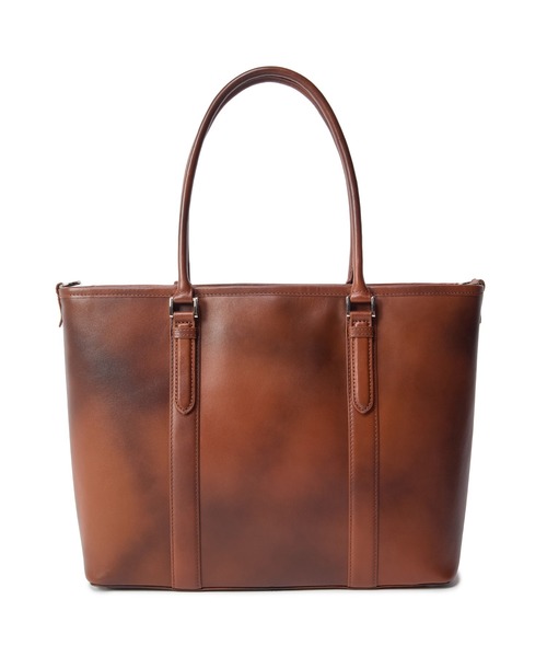 MEN'S BIGI(メンズビギ)の「【SEEKER/シーカー】別注 ムラレザー2wayトート&ショルダーバッグ(トートバッグ・メンズ・グレー/キャメル/ブラック・FREE)」の9枚目の写真