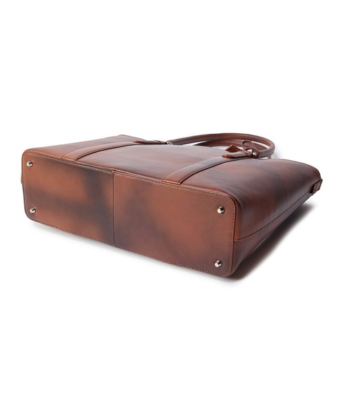MEN'S BIGI(メンズビギ)の「【SEEKER/シーカー】別注 ムラレザー2wayトート&ショルダーバッグ(トートバッグ・メンズ・グレー/キャメル/ブラック・FREE)」の17枚目の写真