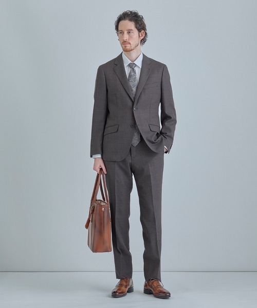 MEN'S BIGI(メンズビギ)の「【SEEKER/シーカー】別注 ムラレザー2wayトート&ショルダーバッグ(トートバッグ・メンズ・グレー/キャメル/ブラック・FREE)」の4枚目の写真