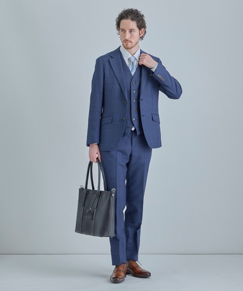 MEN'S BIGI(メンズビギ)の「【SEEKER/シーカー】別注 ムラレザー2wayトート&ショルダーバッグ(トートバッグ・メンズ・グレー/キャメル/ブラック・FREE)」の6枚目の写真