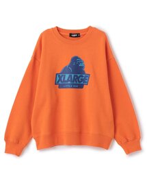美品／フード付きスウェット オレンジ色 60s Sportwear パーカー サンフェード オレンジ キッズ 12表記
