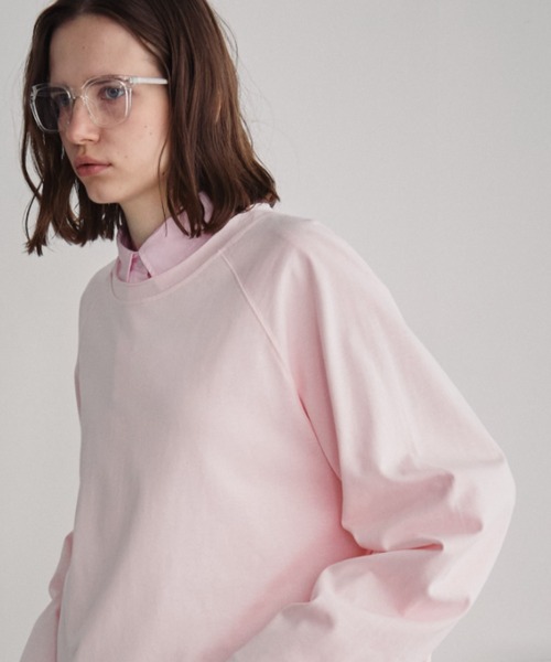 Auntie Rosa Holiday（アンティローザホリデー）の「オーバーサイズベーシックロンT（Tシャツ/カットソー・レディース・グレー/ブラック/ホワイト/ブラウン/グリーン/イエロー/ピンク/ネイビー・FREE）」の8枚目の写真