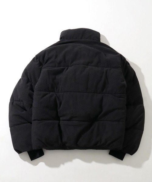 mihns closet（ミンズクローゼット）の「【mihns closet/ミンズクローゼット】 スタンドカラー パデッド ストレッチ コーデュロイ ブルゾン（ダウンジャケット/コート・メンズ・ブラック/チャコールグレー/ブラウン/ベージュ・M/L/S/LL）」の6枚目の写真