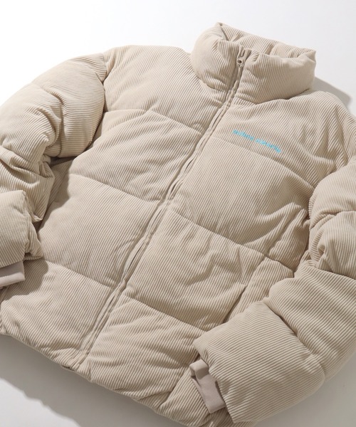 mihns closet（ミンズクローゼット）の「【mihns closet/ミンズクローゼット】 スタンドカラー パデッド ストレッチ コーデュロイ ブルゾン（ダウンジャケット/コート・メンズ・ブラック/チャコールグレー/ブラウン/ベージュ・M/L/S/LL）」の9枚目の写真