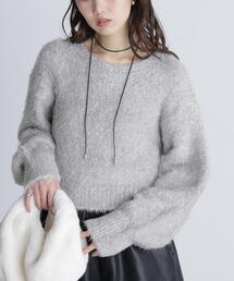 FREE'S MART | ◆ラメフェザープルオーバーニット(ニット/セーター)