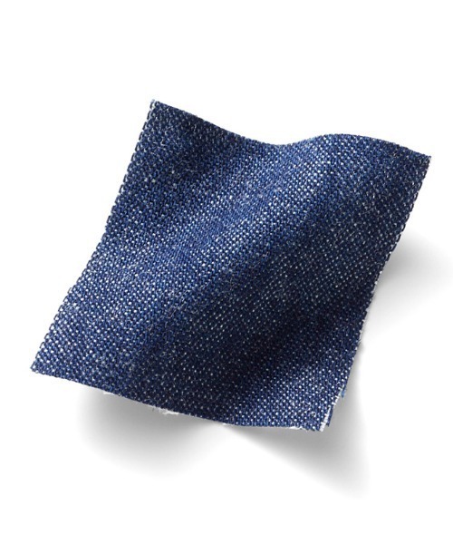 Live in comfort（リブインコンフォート）の「リブ　イン　コンフォート　人気スタイリスト石上美津江さんとつくった　フリルが華やぐ　大人のオールインワン〈インディゴネイビー〉（つなぎ/オールインワン・レディース・インディゴブルー・3L/LL/L/M/S/MP）」の7枚目の写真