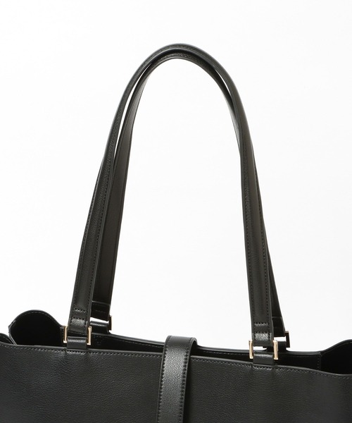 Andemiu(アンデミュウ)の「PCケース付2WAYトートBAG600983(トートバッグ・レディース・ブラック/アイボリー系8・FREE)」の16枚目の写真