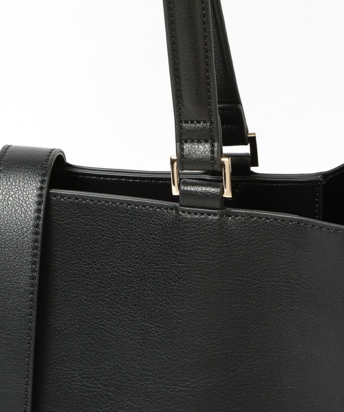 Andemiu(アンデミュウ)の「PCケース付2WAYトートBAG600983(トートバッグ・レディース・ブラック/アイボリー系8・FREE)」の17枚目の写真