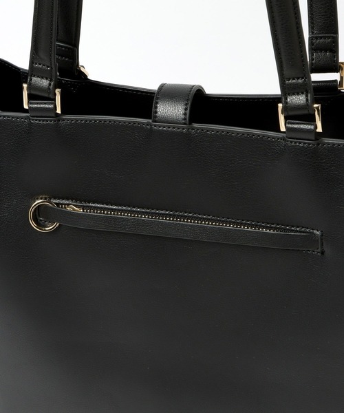 Andemiu(アンデミュウ)の「PCケース付2WAYトートBAG600983(トートバッグ・レディース・ブラック/アイボリー系8・FREE)」の18枚目の写真