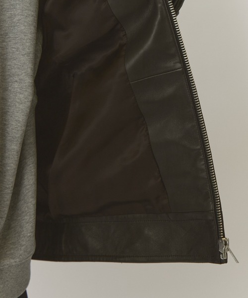 Lui's(ルイス)の「NATURAL TAN SHEEP LEATHER Noirライダース(ライダースジャケット・メンズ・ブラック・S/M)」の18枚目の写真