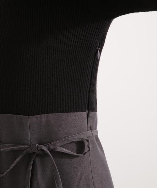 PROPORTION BODY DRESSING（プロポーションボディドレッシング）の「ニットドッキングレディーワンピース / 1215240111（ワンピース・レディース・ブルー/ブラウン系その他/ブラック・MEDIUM/P/S）」の15枚目の写真