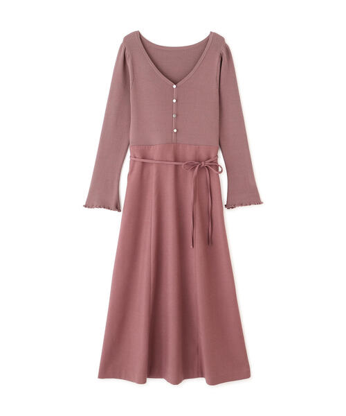 PROPORTION BODY DRESSING（プロポーションボディドレッシング）の「ニットドッキングレディーワンピース / 1215240111（ワンピース・レディース・ブルー/ブラウン系その他/ブラック・MEDIUM/P/S）」の18枚目の写真