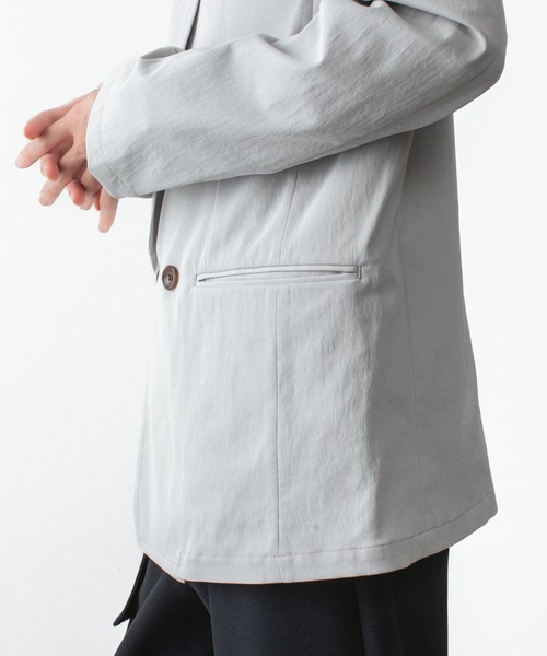 ATTACHMENT(アタッチメント)の「PE/CO/LI ドライツイル ダブルブレステッドジャケット / PE/CO/LI DRY TWILL DOUBLE-BREASTED JKT(テーラードジャケット・メンズ・ライトグレー/ブラック/ライトベージュ・2/3)」の16枚目の写真