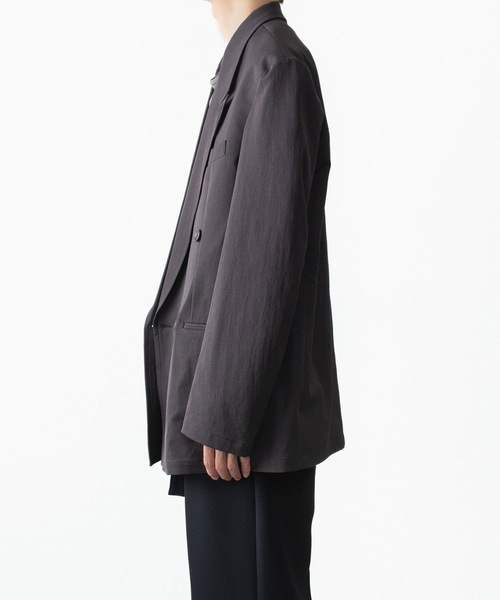 ATTACHMENT(アタッチメント)の「PE/CO/LI ドライツイル ダブルブレステッドジャケット / PE/CO/LI DRY TWILL DOUBLE-BREASTED JKT(テーラードジャケット・メンズ・ライトグレー/ブラック/ライトベージュ・2/3)」の22枚目の写真