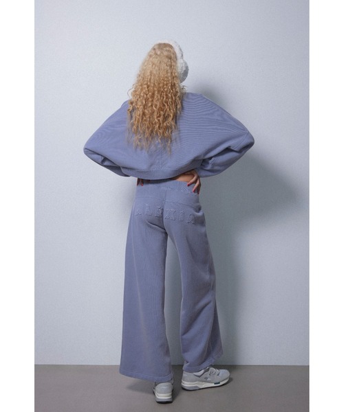 Wellness Hip Logo Pigment Sweat Pants /ピグメントロゴスウェット