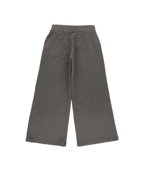 ALEXIA STAM（アリシアスタン）の「Wellness Hip Logo Pigment Sweat Pants /ピグメントロゴスウェットパンツ（スウェットパンツ・レディース・チャコールグレー/ブルー/ブラウン・M/S）」の11枚目の写真