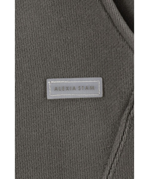 ALEXIA STAM（アリシアスタン）の「Wellness Hip Logo Pigment Sweat Pants /ピグメントロゴスウェットパンツ（スウェットパンツ・レディース・チャコールグレー/ブルー/ブラウン・M/S）」の14枚目の写真