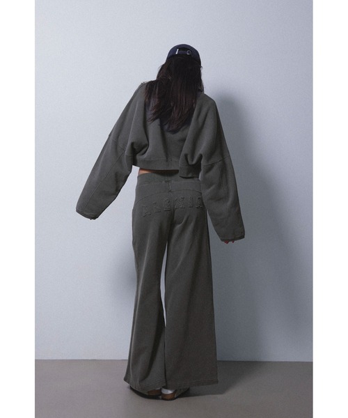 SWEATS COLLECTIVE COFFEE 上M 下XS Wellness Hip Logo Pigment Sweat Pants /ピグメントロゴスウェット