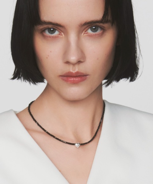 quip queint(クイップクエイント)の「【quip queint】noan black necklace/ノアン ブラック ネックレス(ネックレス・レディース・ブラック・FREE)」の1枚目の写真