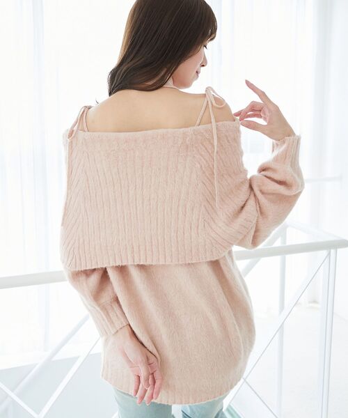 MAJESTIC LEGON(マジェスティックレゴン)の「チョーカー付きオフショルミニワンピ(ワンピース・レディース・オフホワイト/ピンク/ブラック・MEDIUM)」の16枚目の写真