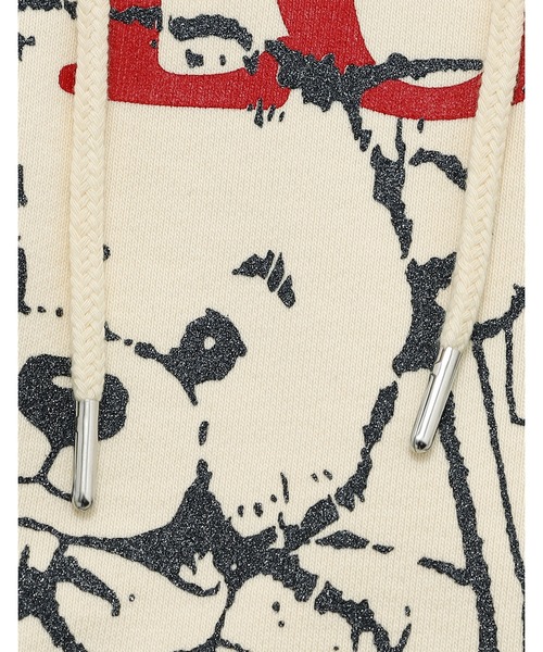 Little sunny bite（リトルサニーバイト）の「【RES】【Little Sunny Bite】love bear hoodie（パーカー・レディース・ホワイト・MEDIUM）」の5枚目の写真