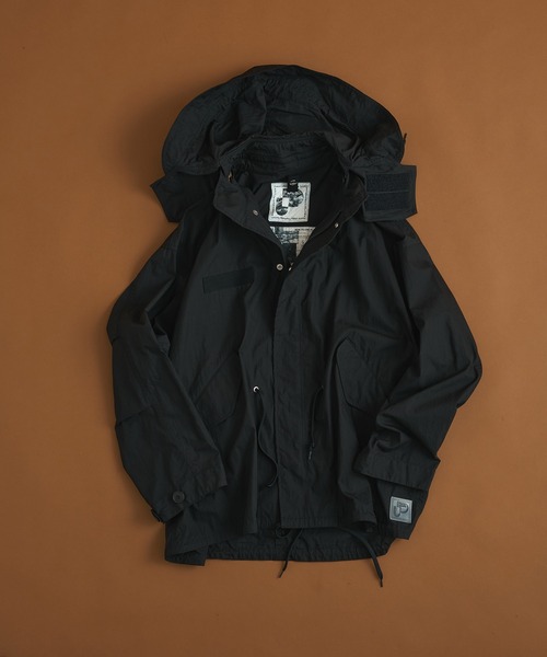 PUBLIC TOKYO(パブリックトウキョウ)の「【2way】PUCS M65ショートモッズコート(モッズコート・メンズ・ブラック/カーキ・1/2)」の16枚目の写真