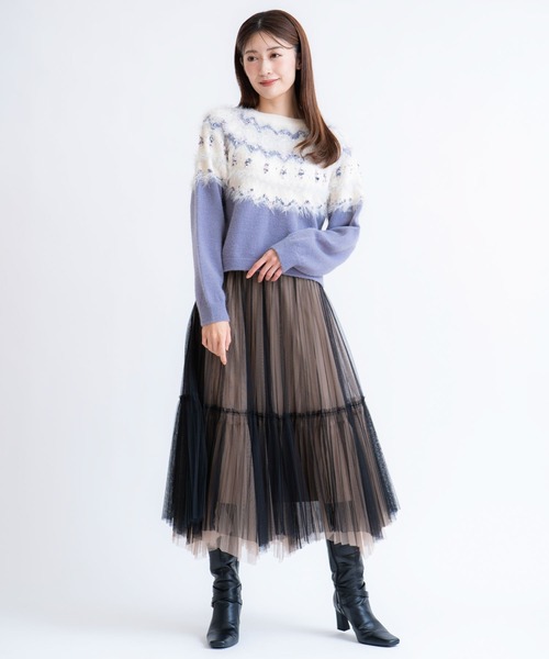 ノルディック柄ニット（ニット/セーター）｜NOELA（ノエラ）の