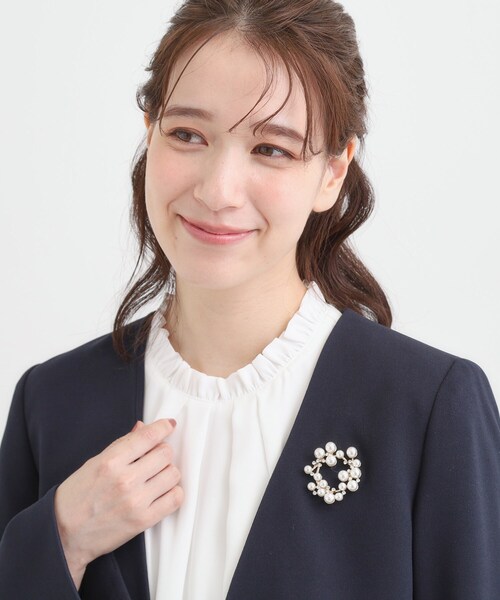 SHOO・LA・RUE(シューラルー)の「【セレモニー】マグネットブローチ(ブローチ/コサージュ・レディース・シルバー/ゴールド・00)」の3枚目の写真