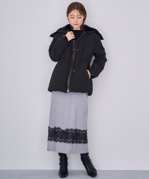 NOELA(ノエラ)の「ファー襟付き中綿コート(その他アウター・レディース・オフホワイト/キャメル/ブラック・M/S)」の11枚目の写真