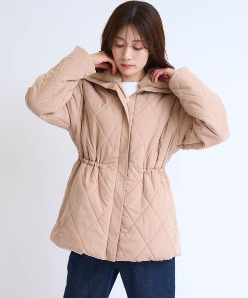 NOELA(ノエラ)の「ファー襟付き中綿コート(その他アウター・レディース・オフホワイト/キャメル/ブラック・M/S)」の22枚目の写真