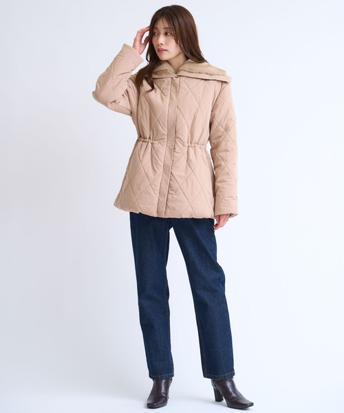 セール】ファー襟付き中綿コート（その他アウター）｜NOELA（ノエラ