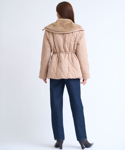 セール】ファー襟付き中綿コート（その他アウター）｜NOELA（ノエラ