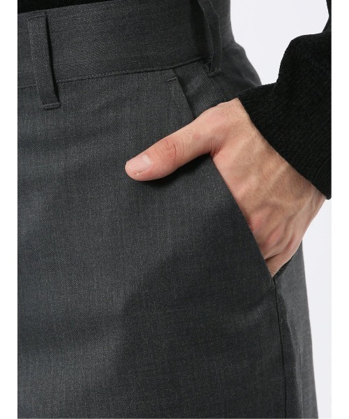 TAKA-Q(タカキュー)の「ストレッチ 防シワ ウール混 トラウザー パンツ セットアップ可能 NEO BASICS メンズ(スラックス・メンズ・グレー系その他2・MEDIUM/LARGE/X-LARGE)」の7枚目の写真