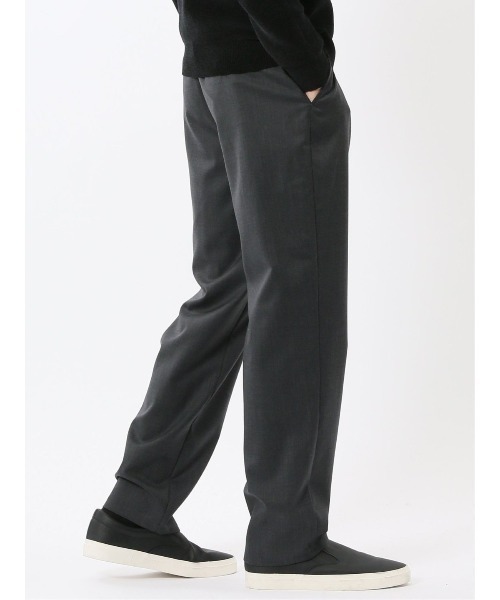 TAKA-Q(タカキュー)の「ストレッチ 防シワ ウール混 トラウザー パンツ セットアップ可能 NEO BASICS メンズ(スラックス・メンズ・グレー系その他2・MEDIUM/LARGE/X-LARGE)」の11枚目の写真