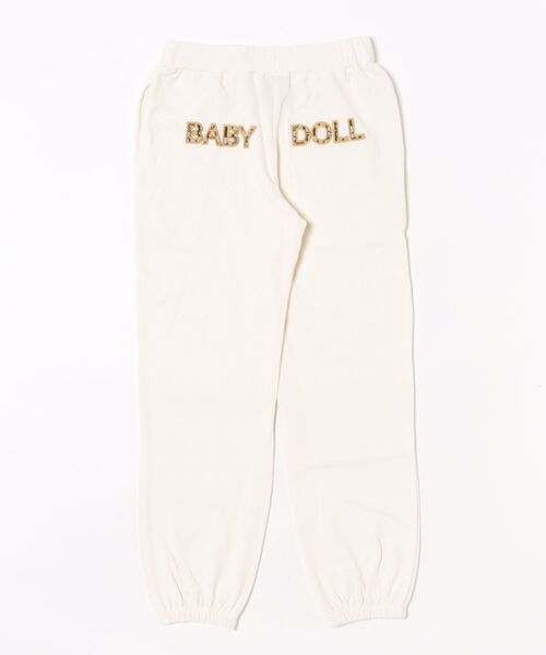 BABYDOLL(ベビードール)の「親子お揃い モノグラムロングパンツ 1044A (トップス別売り)(その他パンツ・レディース・ブラック/チャコールグレー/オフホワイト・S/M/L/XL)」の4枚目の写真