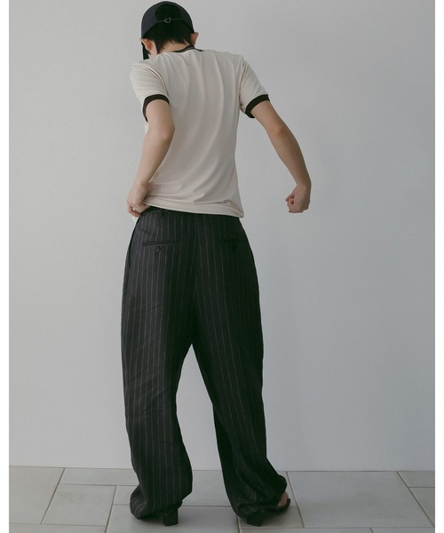 Linen Tuck Pants（その他パンツ）｜anuke（アンヌーク）の
