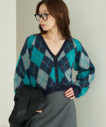 plage | Argyle mini カーディガン(カーディガン/ボレロ)